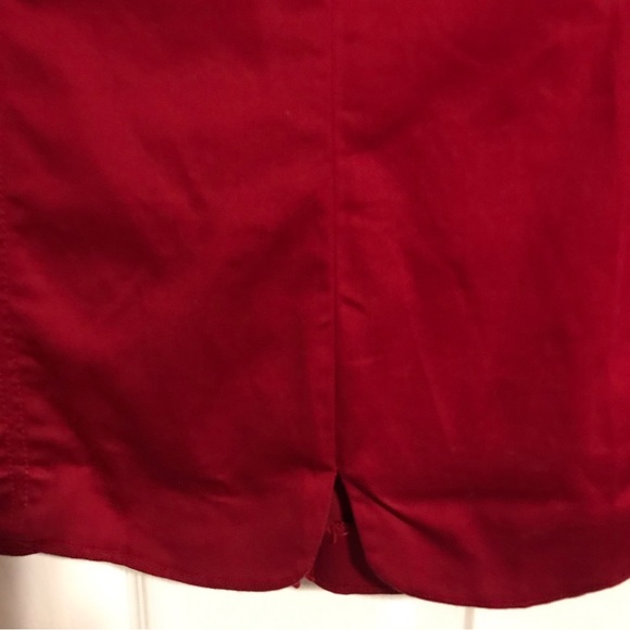 2 for $25 Guess Red Short Sleeve Blouse Large - Picture 5 of 10